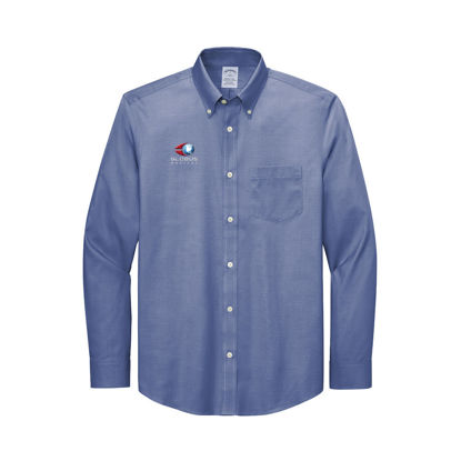 Picture of Brooks Brothers® Wrinkle-Free Stretch Pinpoint Shirt